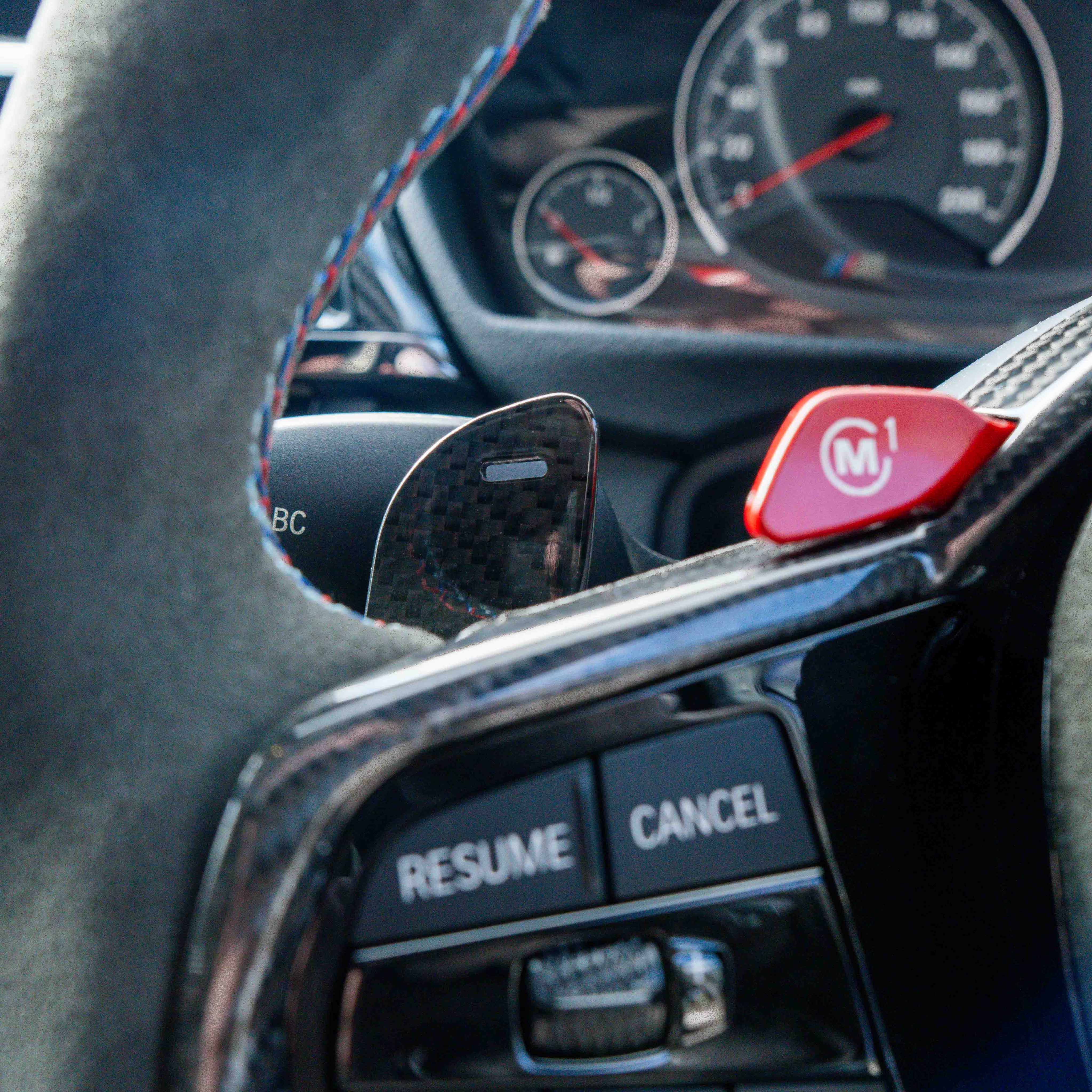BMW Gxx CARBON FIBRE MAGNETIC SHIFTER PADDLES-Accessories-CT CARBON-CT Carbon - High-quality carbon fiber and gloss black aerodynamic parts for premium sports and luxury vehicles.