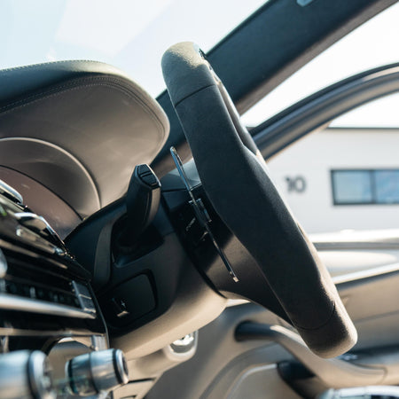 BMW Gxx CARBON FIBRE MAGNETIC SHIFTER PADDLES-Accessories-CT CARBON-CT Carbon - High-quality carbon fiber and gloss black aerodynamic parts for premium sports and luxury vehicles.