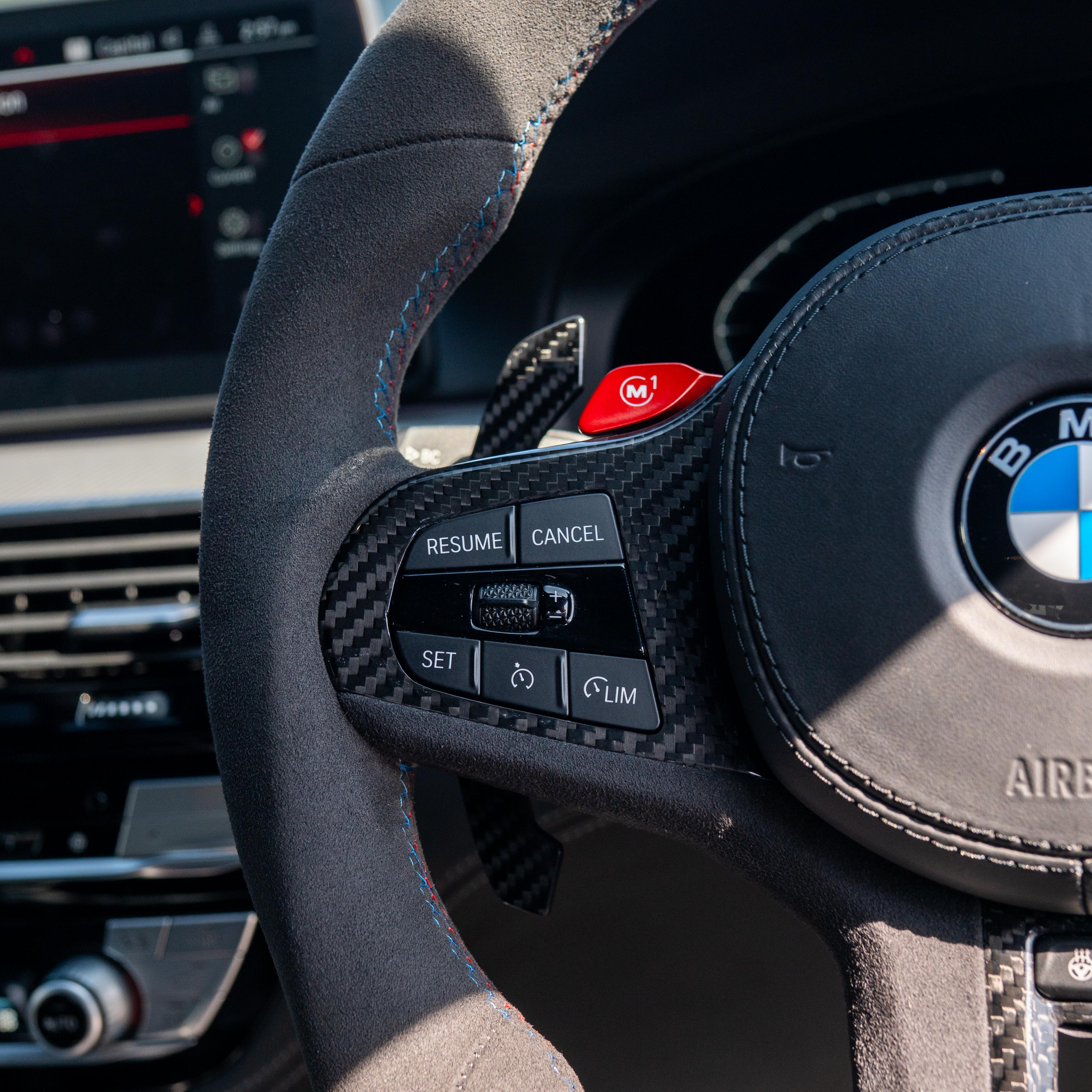 BMW Gxx CARBON FIBRE MAGNETIC SHIFTER PADDLES-Accessories-CT CARBON-CT Carbon - High-quality carbon fiber and gloss black aerodynamic parts for premium sports and luxury vehicles.