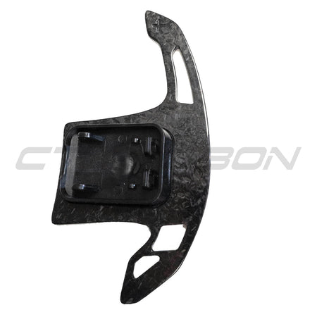 BMW Gxx FORGED CARBON FIBRE SHIFTER PADDLES-Accessories-CT CARBON-CT Carbon - High-quality carbon fiber and gloss black aerodynamic parts for premium sports and luxury vehicles.