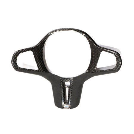 BMW Gxx M CAR CARBON FIBRE STEERING WHEEL TRIM - HEATING + ACC-Accessories-CT CARBON-CT Carbon - High-quality carbon fiber and gloss black aerodynamic parts for premium sports and luxury vehicles.