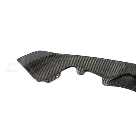 BMW M2 F87 N55 OG CARBON FIBRE SPLITTER - M2C / CS STYLE-Splitter-CT CARBON-CT Carbon - High-quality carbon fiber and gloss black aerodynamic parts for premium sports and luxury vehicles.