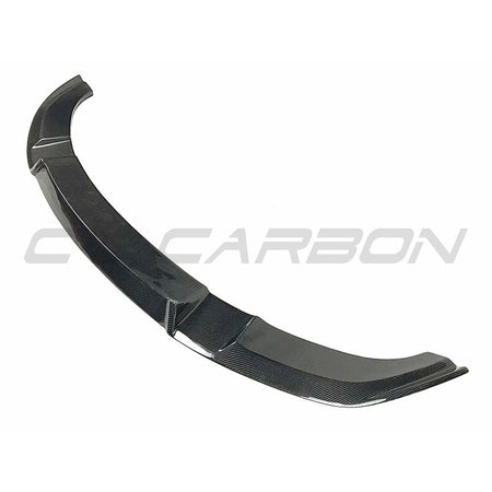 BMW M2 F87 N55(OG) CARBON FIBRE SPLITTER - M4 CS STYLE-Splitter-CT CARBON-CT Carbon - High-quality carbon fiber and gloss black aerodynamic parts for premium sports and luxury vehicles.
