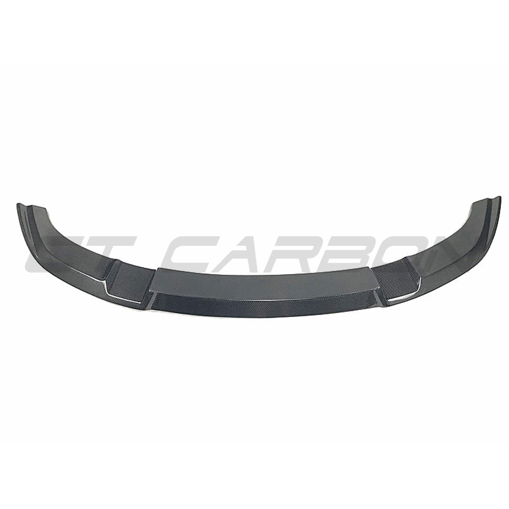 BMW M2 F87 N55(OG) CARBON FIBRE SPLITTER - M4 CS STYLE-Splitter-CT CARBON-CT Carbon - High-quality carbon fiber and gloss black aerodynamic parts for premium sports and luxury vehicles.