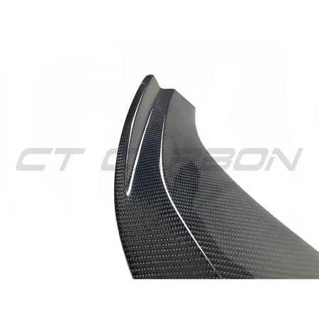 BMW M2 F87 N55(OG) CARBON FIBRE SPLITTER - M4 CS STYLE-Splitter-CT CARBON-CT Carbon - High-quality carbon fiber and gloss black aerodynamic parts for premium sports and luxury vehicles.