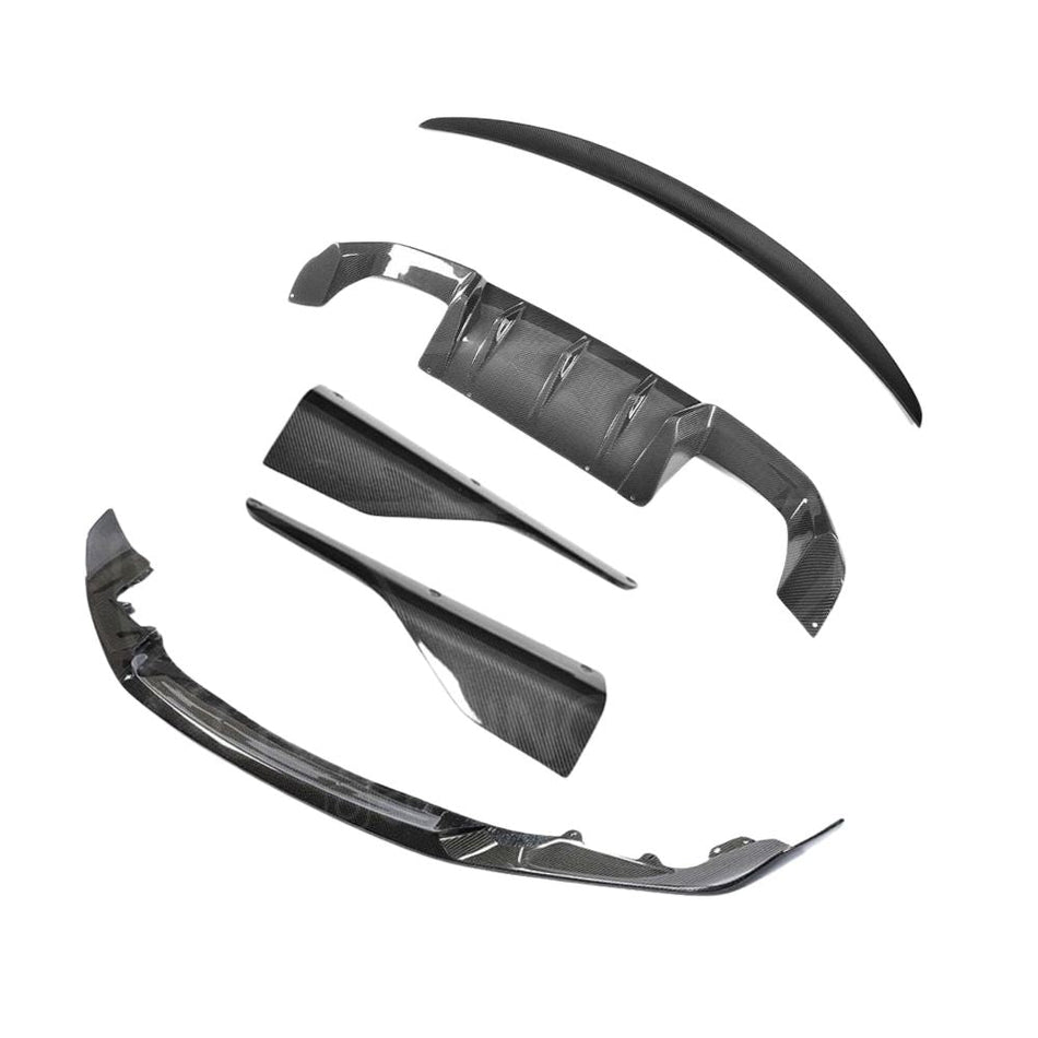 BMW M2 F87 OG FULL CARBON FIBRE KIT - MP STYLE-Kit-CT CARBON-CT Carbon - High-quality carbon fiber and gloss black aerodynamic parts for premium sports and luxury vehicles.