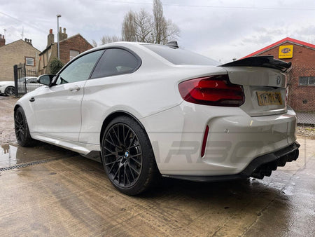 CT CARBON Diffuser BMW M2 / M2C F87 CARBON FIBRE DIFFUSER - V STYLE