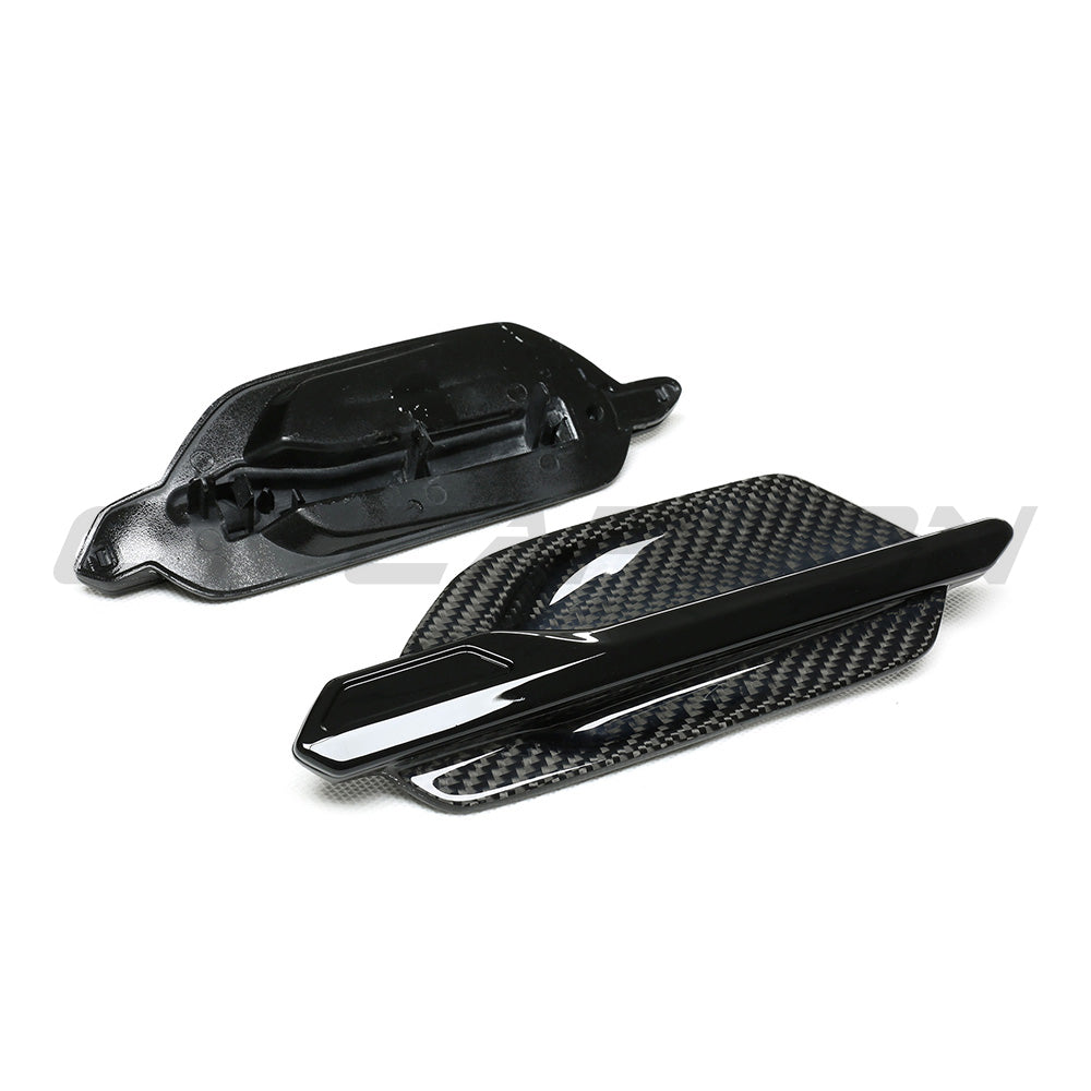 BMW M2 / M2C F87 CARBON FIBRE SIDE VENTS-Accessories-CT CARBON-CT Carbon - High-quality carbon fiber and gloss black aerodynamic parts for premium sports and luxury vehicles.