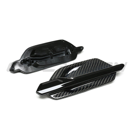 BMW M2 / M2C F87 CARBON FIBRE SIDE VENTS-Accessories-CT CARBON-CT Carbon - High-quality carbon fiber and gloss black aerodynamic parts for premium sports and luxury vehicles.