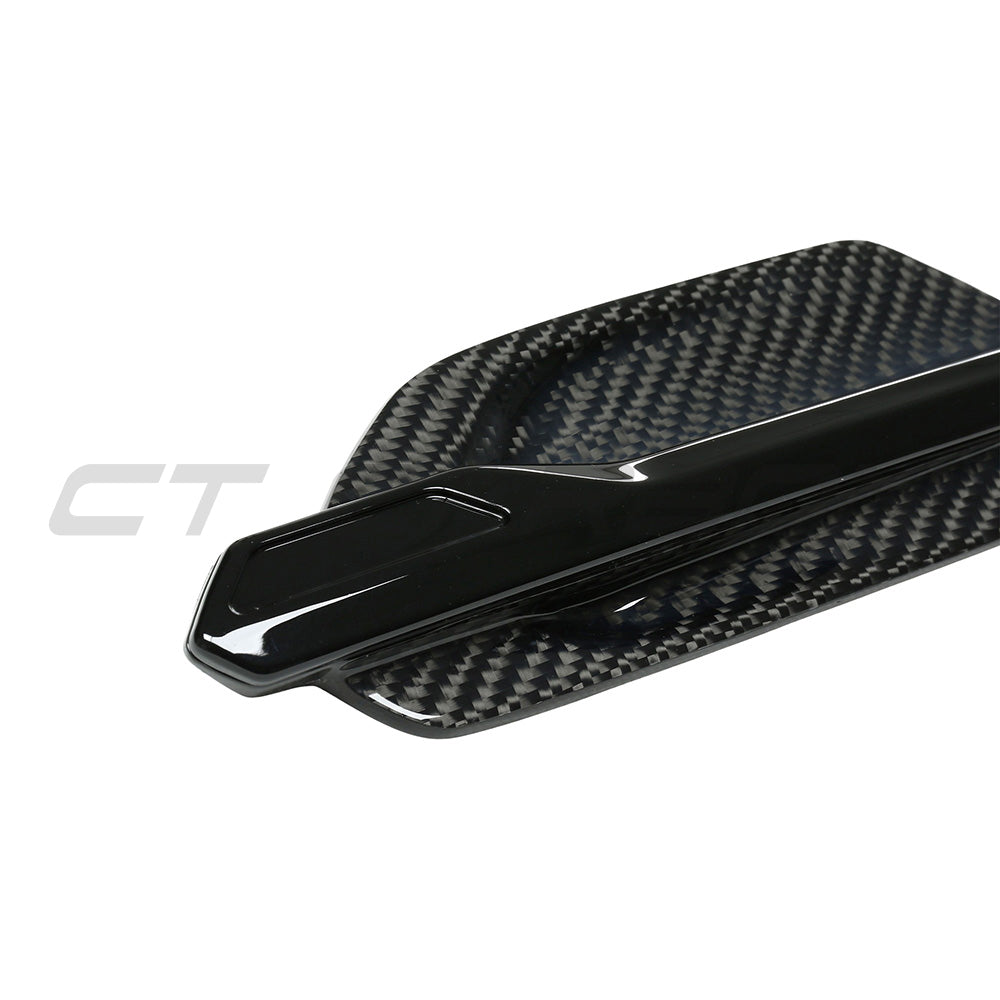 BMW M2 / M2C F87 CARBON FIBRE SIDE VENTS-Accessories-CT CARBON-CT Carbon - High-quality carbon fiber and gloss black aerodynamic parts for premium sports and luxury vehicles.