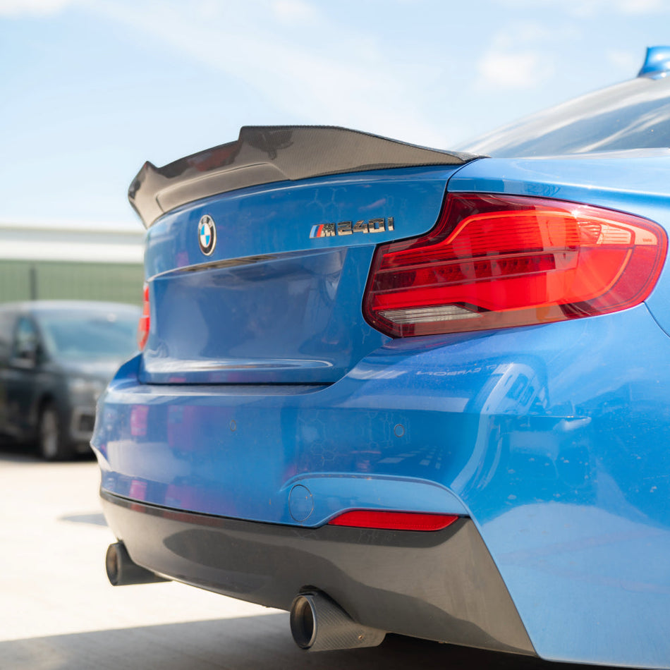 BMW M2 / M2C F87 & F22 2 SERIES CARBON FIBRE DUCKTAIL SPOILER - PS STYLE