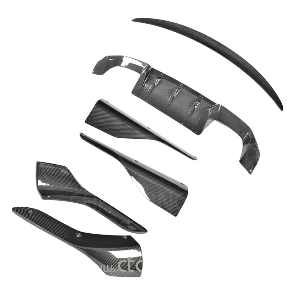 BMW M2 / M2C F87 FULL CARBON FIBRE KIT - MP STYLE-Kit-CT CARBON-CT Carbon - High-quality carbon fiber and gloss black aerodynamic parts for premium sports and luxury vehicles.