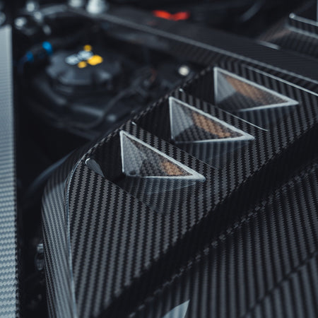 BMW M2 M3 & M4 G87/G80/G81/G82/G83 CARBON FIBRE ENGINE COVER-Accessories-CT CARBON-CT Carbon - High-quality carbon fiber and gloss black aerodynamic parts for premium sports and luxury vehicles.