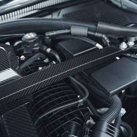 BMW M2 M3 & M4 G87/G80/G81/G82/G83 CARBON FIBRE ENGINE DRESS UP KIT V2-Accessories-CT CARBON-CT Carbon - High-quality carbon fiber and gloss black aerodynamic parts for premium sports and luxury vehicles.