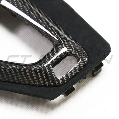 BMW M2C F87 ALCANTARA & CARBON SHIFTER SURROUND (LHD)