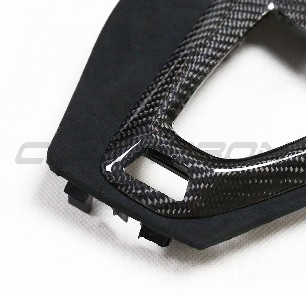 BMW M2C F87 ALCANTARA & CARBON SHIFTER SURROUND (RHD)