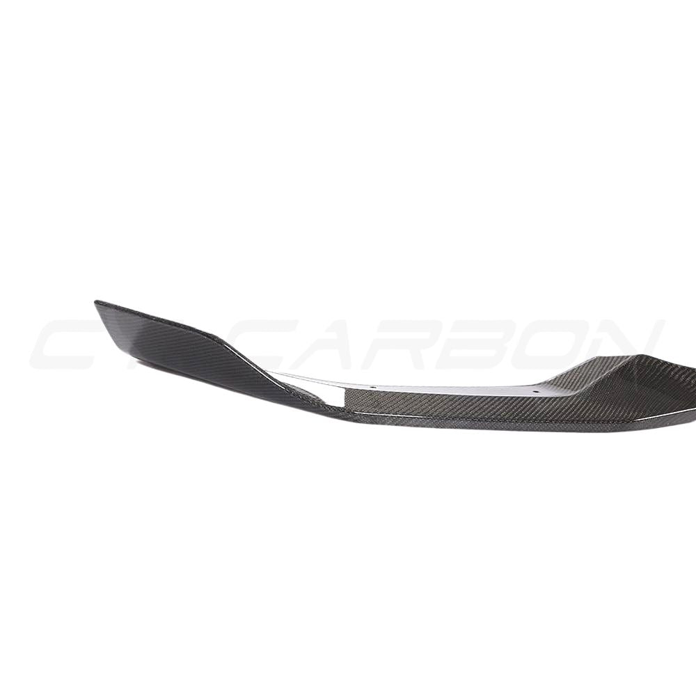 BMW M2C F87 CARBON FIBRE SPLITTER - CS STYLE-Splitter-CT CARBON-CT Carbon - High-quality carbon fiber and gloss black aerodynamic parts for premium sports and luxury vehicles.