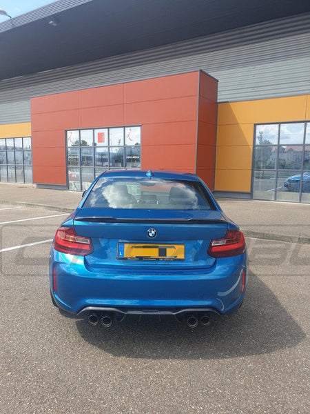 BMW M2/M2C F87 CARBON FIBRE DIFFUSER - AK STYLE