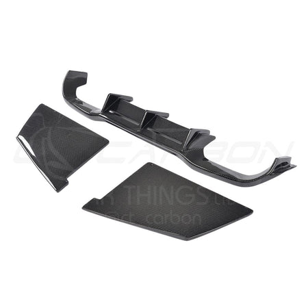 BMW M2/M2C F87 CARBON FIBRE DIFFUSER - MT STYLE-Diffuser-CT CARBON-CT Carbon - High-quality carbon fiber and gloss black aerodynamic parts for premium sports and luxury vehicles.