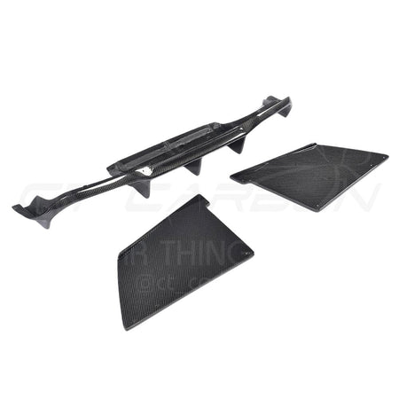 BMW M2/M2C F87 CARBON FIBRE DIFFUSER - MT STYLE-Diffuser-CT CARBON-CT Carbon - High-quality carbon fiber and gloss black aerodynamic parts for premium sports and luxury vehicles.