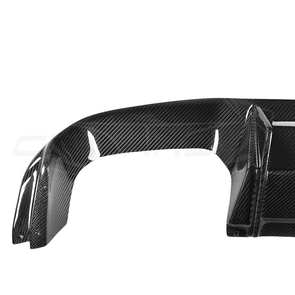 BMW M2/M2C F87 CARBON FIBRE DIFFUSER - MT STYLE-Diffuser-CT CARBON-CT Carbon - High-quality carbon fiber and gloss black aerodynamic parts for premium sports and luxury vehicles.