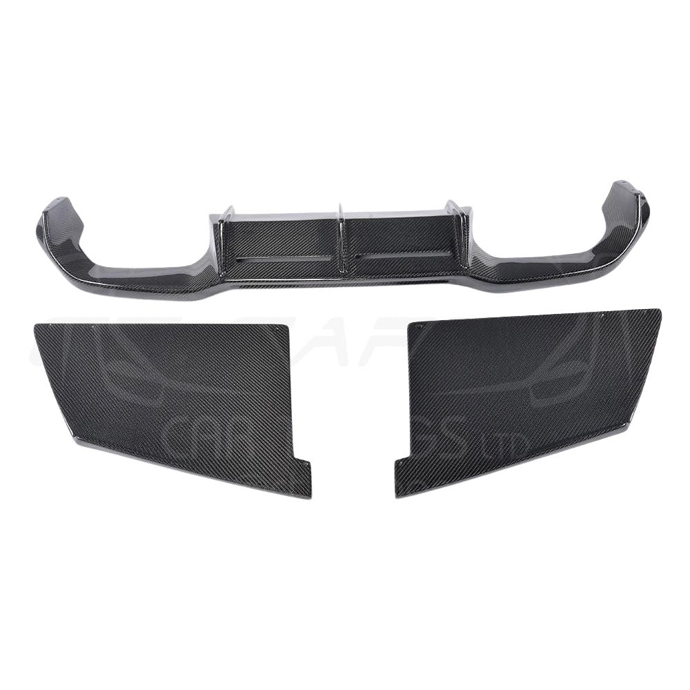 BMW M2/M2C F87 CARBON FIBRE DIFFUSER - MT STYLE-Diffuser-CT CARBON-CT Carbon - High-quality carbon fiber and gloss black aerodynamic parts for premium sports and luxury vehicles.