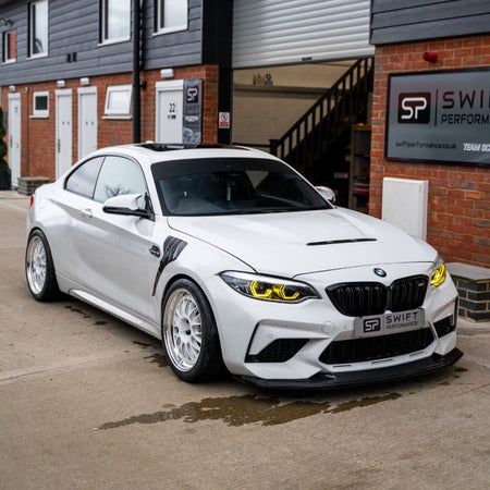 BMW M2/M2C F87 & F20/F22 1&2 SERIES ALUMINIUM BONNET/HOOD-Bonnet-CT CARBON-CT Carbon - High-quality carbon fiber and gloss black aerodynamic parts for premium sports and luxury vehicles.