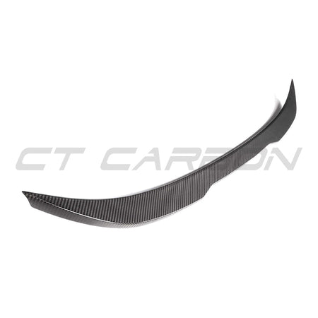 BMW M3 F80 & F30 3 SERIES PRE-PREG CARBON FIBRE SPOILER - V2-Spoiler-CT CARBON-CT Carbon - High-quality carbon fiber and gloss black aerodynamic parts for premium sports and luxury vehicles.