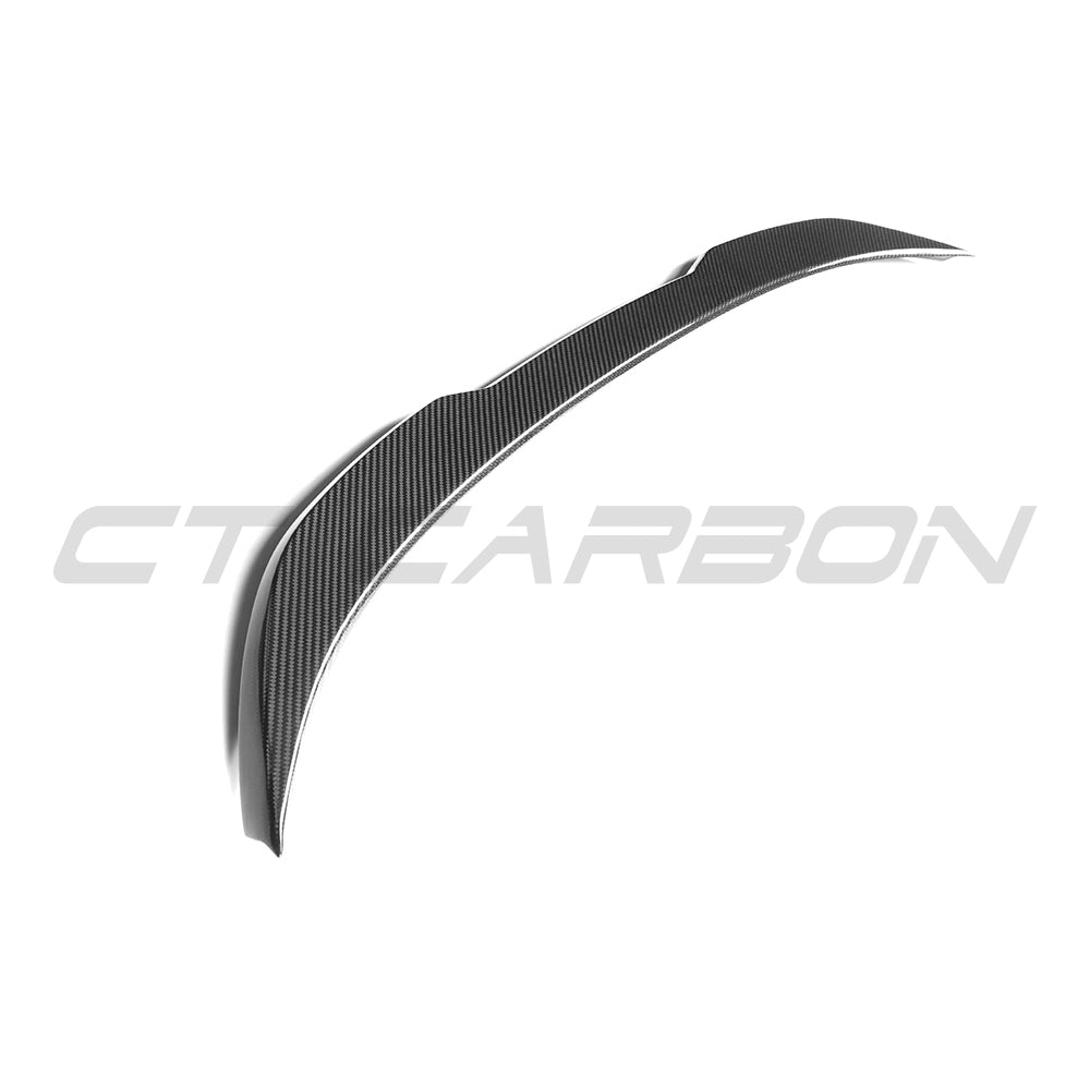 BMW M3 F80 & F30 3 SERIES PRE-PREG CARBON FIBRE SPOILER - V2-Spoiler-CT CARBON-CT Carbon - High-quality carbon fiber and gloss black aerodynamic parts for premium sports and luxury vehicles.