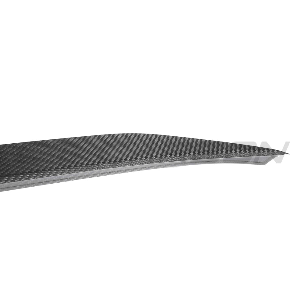 BMW M3 F80 & F30 3 SERIES PRE-PREG CARBON FIBRE SPOILER - V2-Spoiler-CT CARBON-CT Carbon - High-quality carbon fiber and gloss black aerodynamic parts for premium sports and luxury vehicles.
