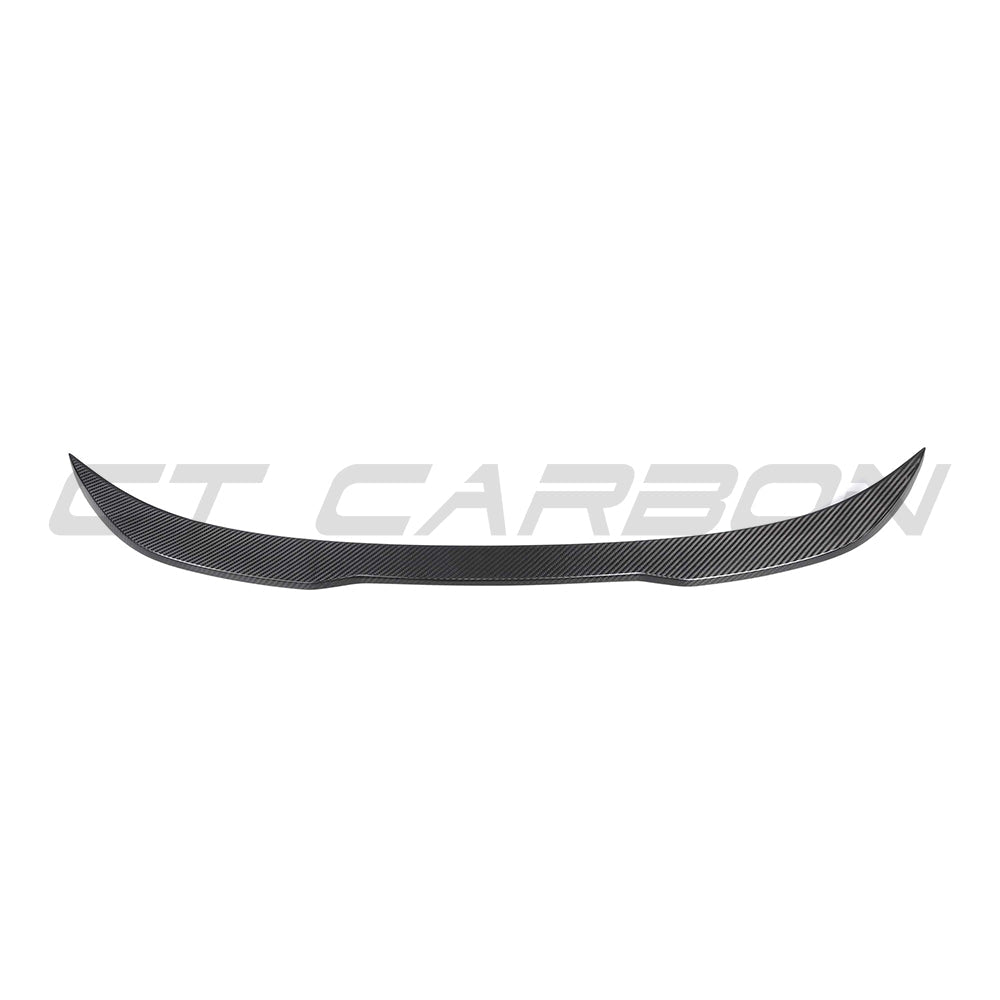 BMW M3 F80 & F30 3 SERIES PRE-PREG CARBON FIBRE SPOILER - V2-Spoiler-CT CARBON-CT Carbon - High-quality carbon fiber and gloss black aerodynamic parts for premium sports and luxury vehicles.