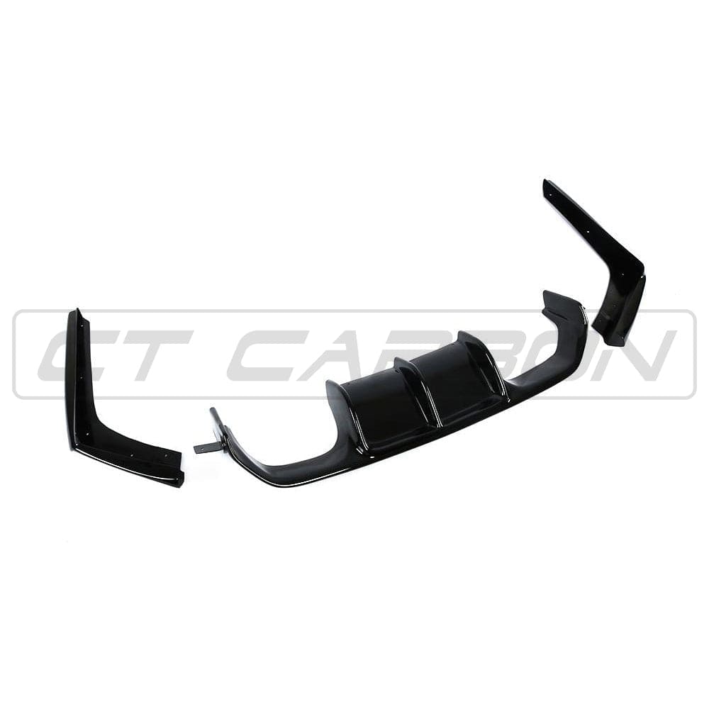 CT CARBON Splitter BMW M3 (F80) COUPE FULL GLOSS BLACK KIT