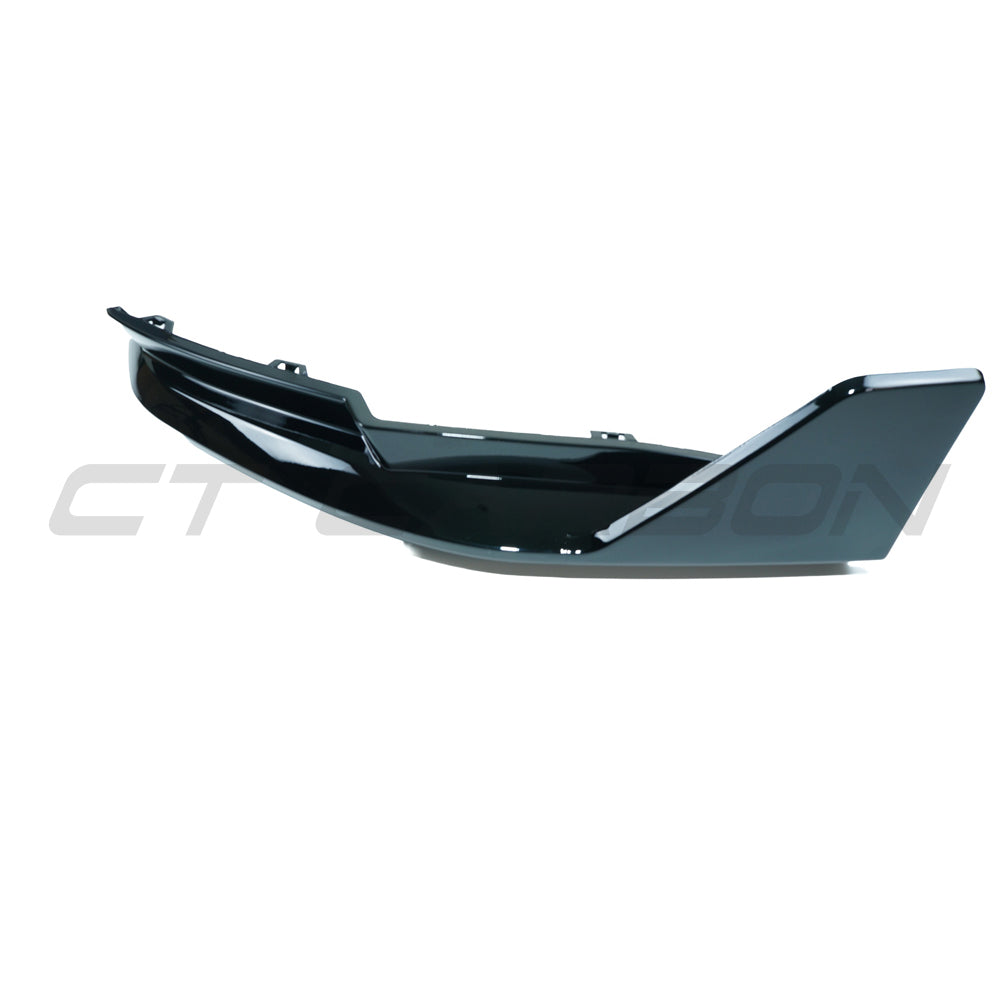 BMW M3 (G80 G81) GLOSS BLACK REAR BUMPER CORNERS - MP STYLE-Accessories-CT CARBON-CT Carbon - High-quality carbon fiber and gloss black aerodynamic parts for premium sports and luxury vehicles.