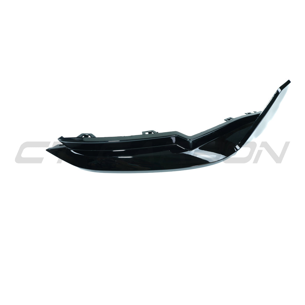 BMW M3 (G80 G81) GLOSS BLACK REAR BUMPER CORNERS - MP STYLE-Accessories-CT CARBON-CT Carbon - High-quality carbon fiber and gloss black aerodynamic parts for premium sports and luxury vehicles.