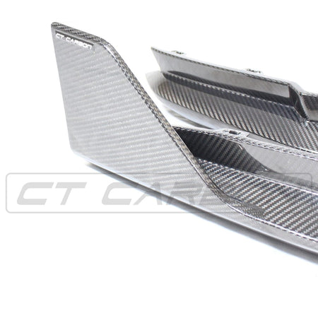 CT CARBON Vehicles & Parts BMW M3 G80/G81 CARBON FIBRE REAR BUMPER CORNERS - MP STYLE