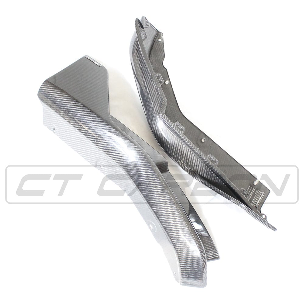 CT CARBON Vehicles & Parts BMW M3 G80/G81 CARBON FIBRE REAR BUMPER CORNERS - MP STYLE