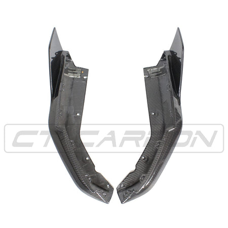 CT CARBON Vehicles & Parts BMW M3 G80/G81 CARBON FIBRE REAR BUMPER CORNERS - MP STYLE