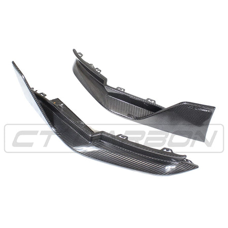 CT CARBON Vehicles & Parts BMW M3 G80/G81 CARBON FIBRE REAR BUMPER CORNERS - MP STYLE