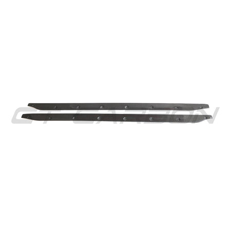 BMW M3 G80/G81 CARBON FIBRE SIDE SKIRT EXTENSIONS-Side Skirts-CT CARBON-CT Carbon - High-quality carbon fiber and gloss black aerodynamic parts for premium sports and luxury vehicles.