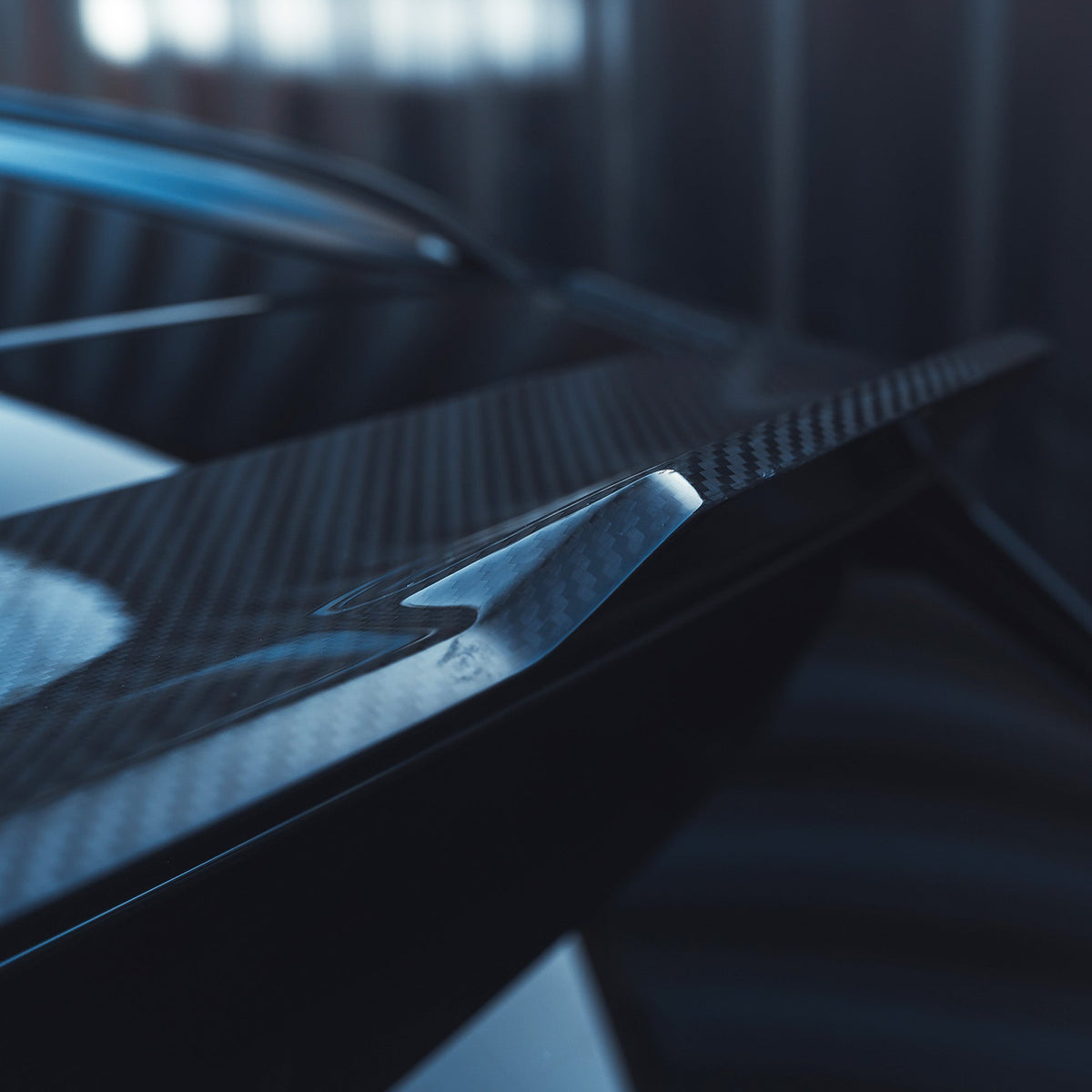 BMW M3 G81 CARBON FIBRE SPOILER - CT DESIGN V2-Spoiler-CT CARBON-CT Carbon - High-quality carbon fiber and gloss black aerodynamic parts for premium sports and luxury vehicles.