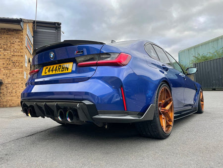 CT CARBON Vehicles & Parts BMW M3/3 SERIES G80/G20 WET CARBON FIBRE SPOILER - V STYLE