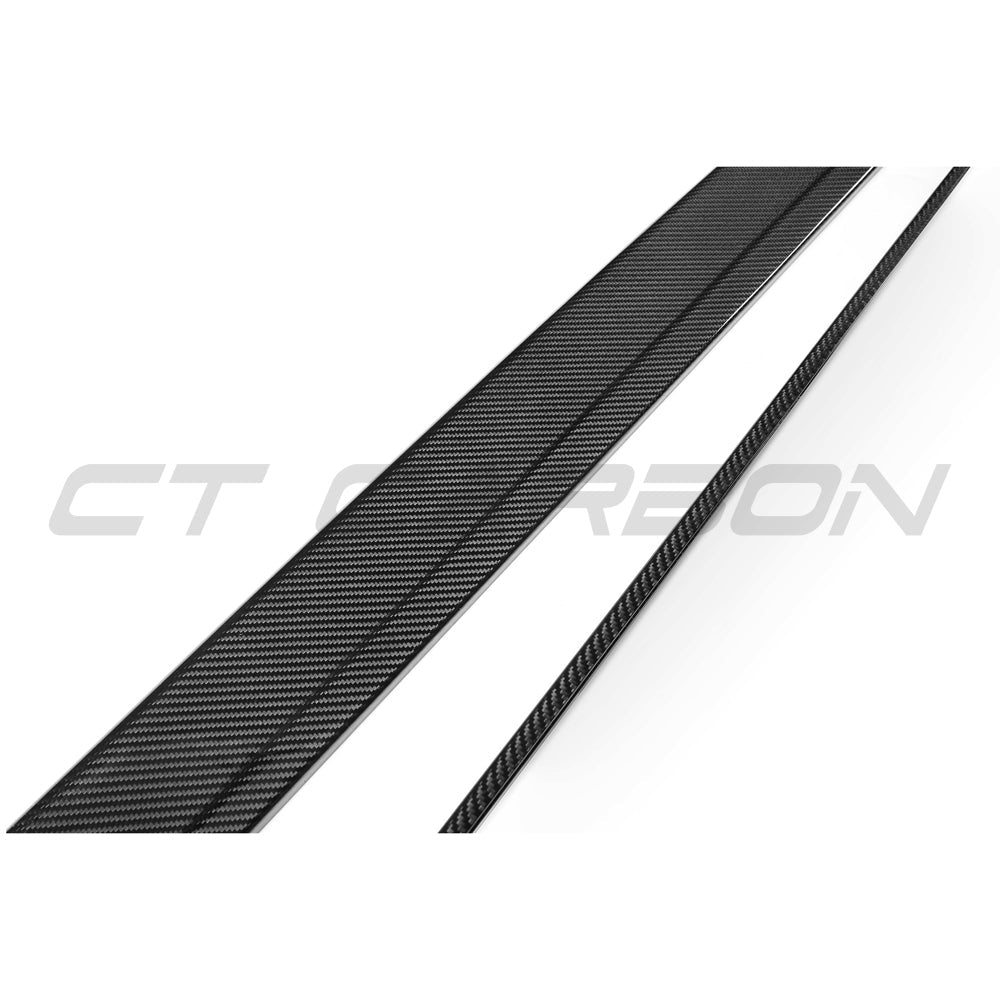 BMW M3/M4 (F80 F82 F83) 2014-2020 PRE-PREG CARBON FIBRE SIDE SKIRTS-Side Skirts-CT CARBON-CT Carbon - High-quality carbon fiber and gloss black aerodynamic parts for premium sports and luxury vehicles.