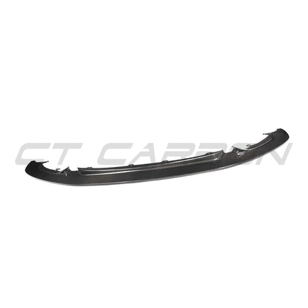 BMW M3/M4 (F80 F82 F83) PRE-PREG CARBON FIBRE SPLITTER - GT STYLE-Splitter-CT CARBON-CT Carbon - High-quality carbon fiber and gloss black aerodynamic parts for premium sports and luxury vehicles.