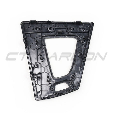 BMW M3/M4 F80/F82/F83/F87 ALCANTARA & CARBON SHIFTER SURROUND (LHD)-Accessories-CT CARBON-CT Carbon - High-quality carbon fiber and gloss black aerodynamic parts for premium sports and luxury vehicles.
