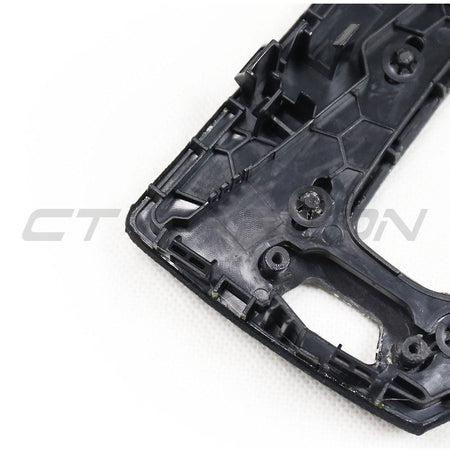 BMW M3/M4 F80/F82/F83/F87 ALCANTARA & CARBON SHIFTER SURROUND (LHD)-Accessories-CT CARBON-CT Carbon - High-quality carbon fiber and gloss black aerodynamic parts for premium sports and luxury vehicles.