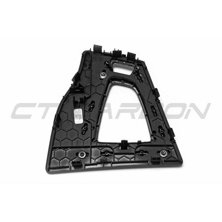 BMW M3/M4 F80/F82/F83/F87 ALCANTARA & CARBON SHIFTER SURROUND (RHD)-Accessories-CT CARBON-CT Carbon - High-quality carbon fiber and gloss black aerodynamic parts for premium sports and luxury vehicles.