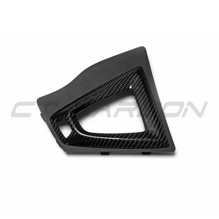 BMW M3/M4 F80/F82/F83/F87 ALCANTARA & CARBON SHIFTER SURROUND (RHD)-Accessories-CT CARBON-CT Carbon - High-quality carbon fiber and gloss black aerodynamic parts for premium sports and luxury vehicles.