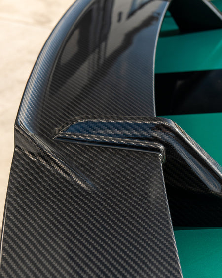BMW M3/M4 (G80 G82) CARBON FIBRE WING - MP STYLE-Spoiler-CT CARBON-CT Carbon - High-quality carbon fiber and gloss black aerodynamic parts for premium sports and luxury vehicles.