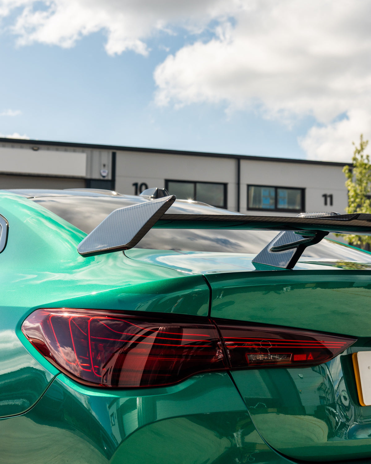 BMW M3/M4 (G80 G82) CARBON FIBRE WING - MP STYLE-Spoiler-CT CARBON-CT Carbon - High-quality carbon fiber and gloss black aerodynamic parts for premium sports and luxury vehicles.