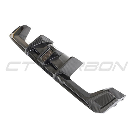 BMW M3/M4 G80/G81/G82/G83 CARBON FIBRE DIFFUSER WITH LED - CT DESIGN-Diffuser-CT CARBON-CT Carbon - High-quality carbon fiber and gloss black aerodynamic parts for premium sports and luxury vehicles.